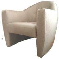 Leolux Carabita Fauteuil, Dutch Design Lounge Stoel, Wol