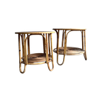 Vintage Rotan Side Tables In The Style Of Rohé Noordwolde thumbnail 1