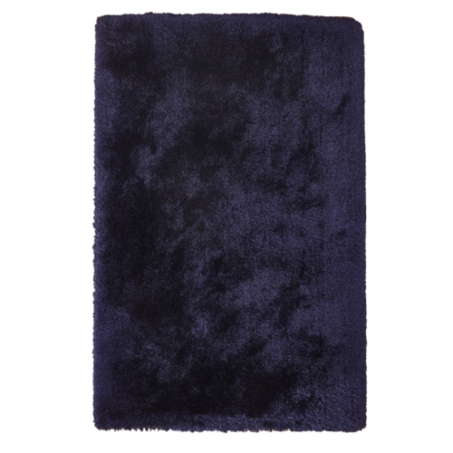 Vloerkleed Tapijt Hoogpolig Zacht Donkerblauw Midnight Blue Cosy 410 160Cm X 230Cm | Tweedekans