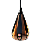 Vintage Druppel Hanglampje, Werner Schou, 1960's Denemarken thumbnail 1