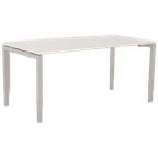 Solidesk Bureau, Wit Blad, 160 X 80Cm, Hoogte Instelbaar Onderstel thumbnail 1