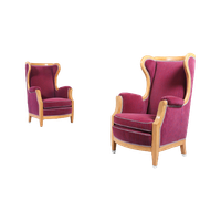 Pair Of Lounge Chairs By Oscar Nilsson, Sweden 1960’s