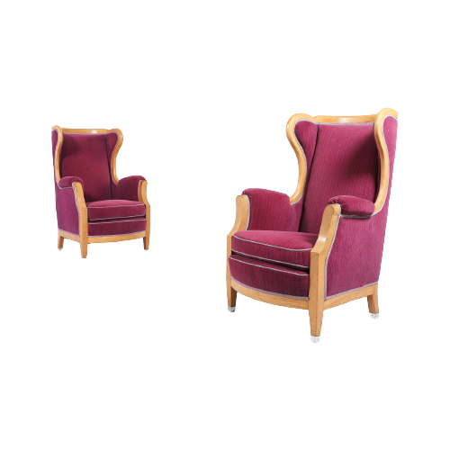 Pair Of Lounge Chairs By Oscar Nilsson, Sweden 1960’S