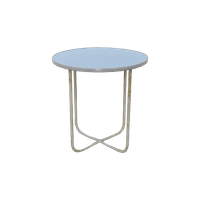 Dutch Round Bauhaus Side Table, 1930S