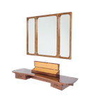 Danish Mid-century Modern Wall Console With Mirror By Frode Holm For Illums Bolighus, 1950’s thumbnail 1