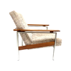 Vintage Design Fauteuil Van Topform Met Rio Palissander Armleuningen Gemaakt In De Jaren 60 thumbnail 1