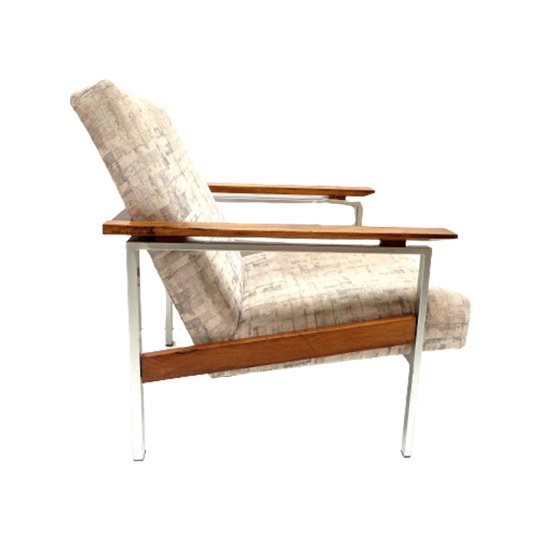 Vintage Design Fauteuil Van Topform Met Rio Palissander Armleuningen Gemaakt In De Jaren 60 1
