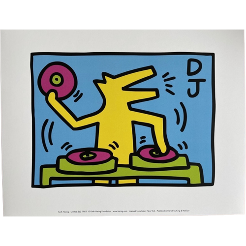 Keith Haring (1958-1990), Untitled (Dj),1983, Copyright Keith Haring Foundation