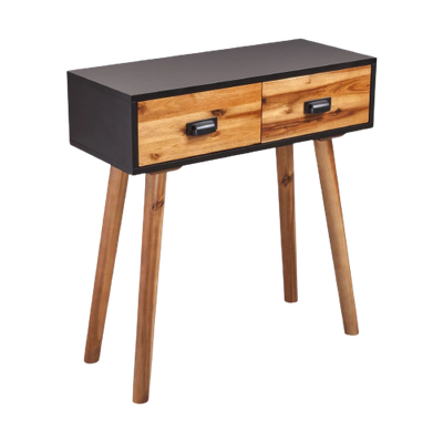 Living Collection Moderne Console Tafel Met 2 Houten Laden