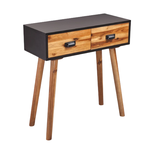 Living Collection Moderne Console Tafel Met 2 Houten Laden