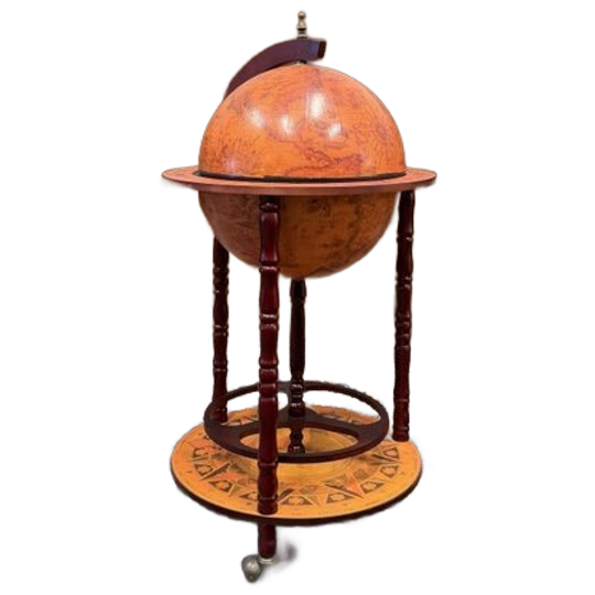 Klassiek Italiaanse Drankglobe Wereldbol Vloermodel 1