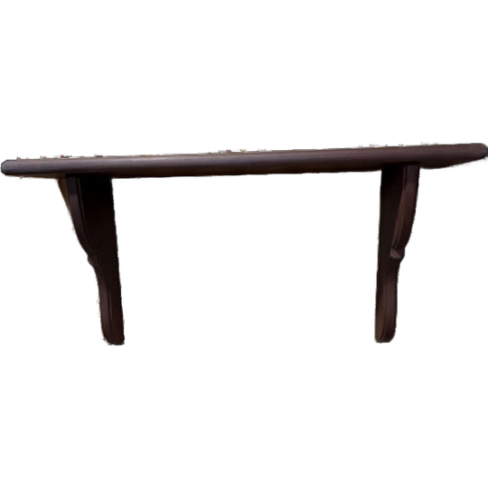 Wandplank, Mahoniehouten 1