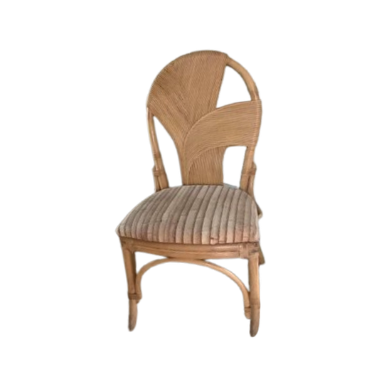 Set Ratten Bamboe Stoelen In Stijl Vivai Del G.crespi 1