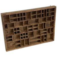 Brocante Letterbak Vintage Hout