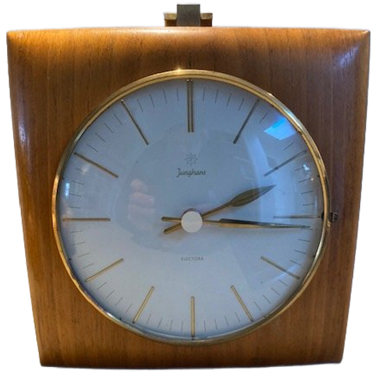 Mid Century Vintage Junghans Electora Wandklok 1