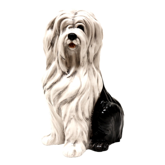 Vintage Italiaans Design Met De Hand Geschilderde Keramieke Hond 1