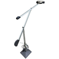 Fully Adjustable Alu Floor Lamp / 1980s Height 190