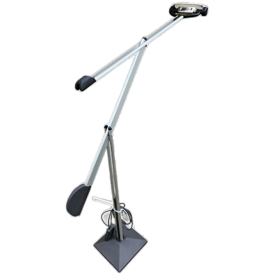 Fully Adjustable Alu Floor Lamp / 1980s Height 190 1