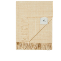 Lanerossi | Pisa Check Deken 100% Scheerwol Beige