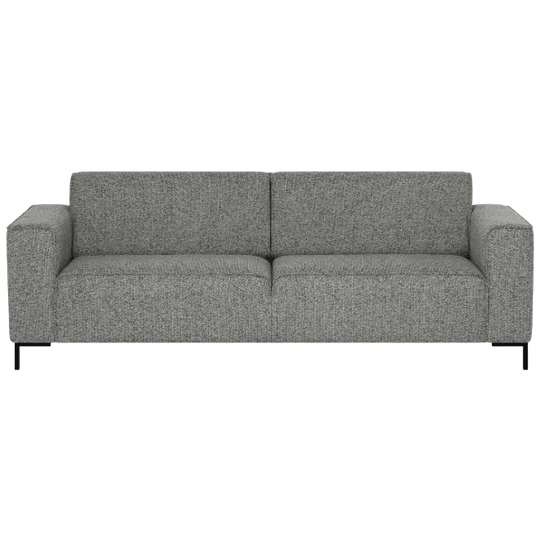 By fonQ | Loft 2,5-zitsbank Chenille Melange Grijs 1