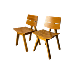 6X Hans Anlinker Geperste Stoelen, Moderne Vintage Stijl thumbnail 1