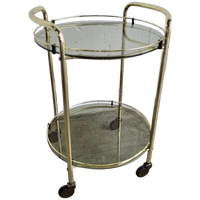 Vintage 'gouden' Trolley / Bar Cart / Tea Cart