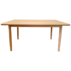 Vintage Deense Eettafel In Beukenhout Van Gudme Uit 1970 thumbnail 1