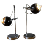 Leitmotiv Lamp Black/chrome – Eyeball Table Lamp thumbnail 1