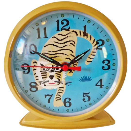50's Vintage Wekker Klokje Werkend Opwindklok Fifties 1