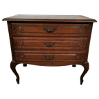 Vintage Queen Ann Ladekastje Ladekast, Commode Dressoir 010 thumbnail 1