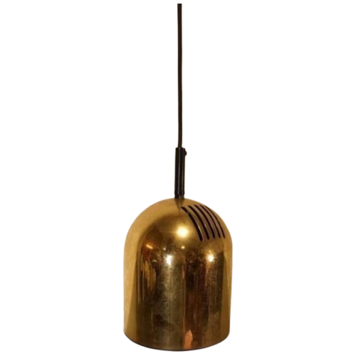 Vintage Design Gouden Hanglamp, Vrieland (?)