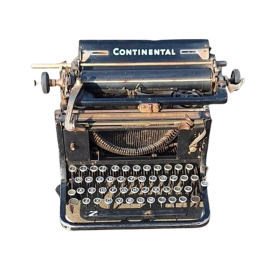 Typemachine Van Continental, Voor De Reclame Verzamelaar. 1