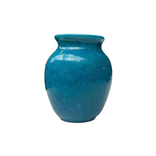 Edmond Lachenal Blue French Art Pottery 1