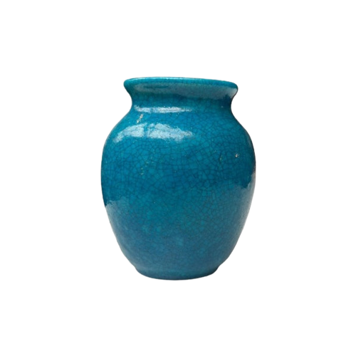 Edmond Lachenal Blue French Art Pottery