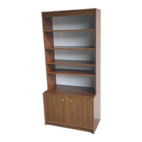 Vintage Rosewood Boekenkast Pallisander Wandkast