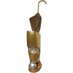 Painted Leeazann70se Umbrella Stand, Ca 1980 Resine / Epoxy / Hollywood Regency Manufactured By T thumbnail 1