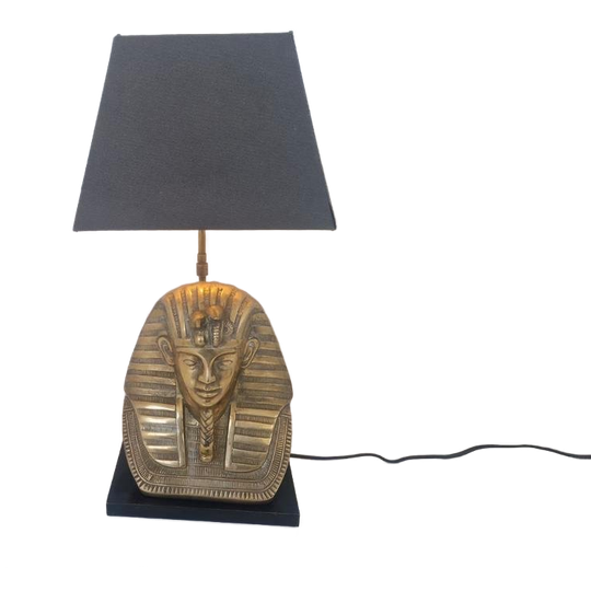 Hollywood Regency Tafel Lamp Farao Deknudt Jansen Stijl 1