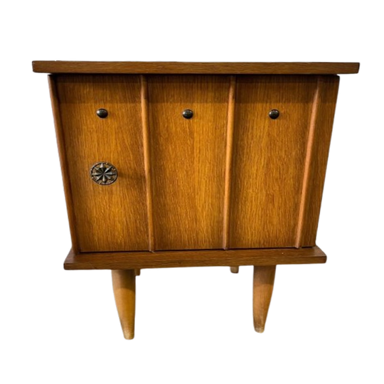 Vintage Houten Nachtkastje / Mini Kastje 1