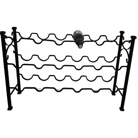 Mooi Zwaar Smeedijzeren Wijnrek. 1