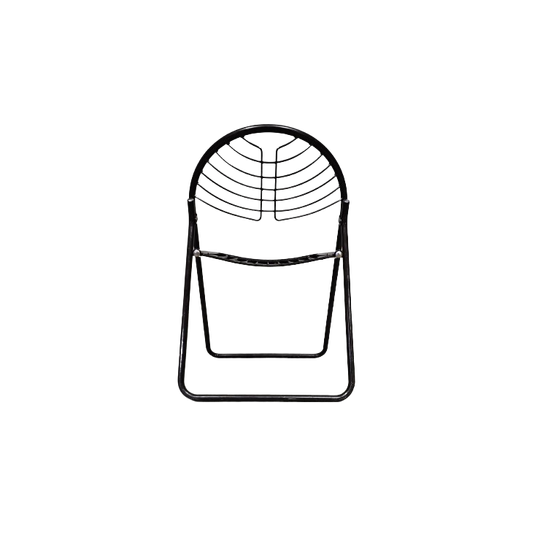 Gastone Rinaldi Folding Chair / Black / Italy 1970s 1