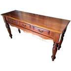 Klassieke Mahoniehouten Sidetable, Wandconsole Haltafel, Geb thumbnail 1
