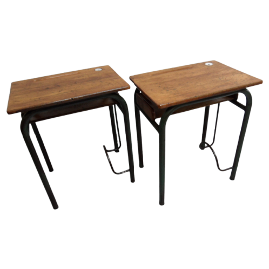 Vintage Schoolbankjes Set Van 2 1