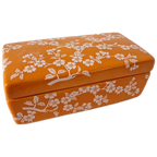 Oranje Porselein Doosje Sieraden Doos thumbnail 1