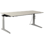 Ahrend Essa Elektrisch Bureau, Wing, Zandmelee Blad, 160 X 80/90 Cm, Hoogte Instelbaar Onderstel, thumbnail 1