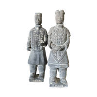 Set Van Handgemaakte Chinese Warriors Vintage