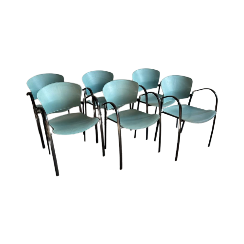 Memphis ,Black&Seablue, Seating Chairs