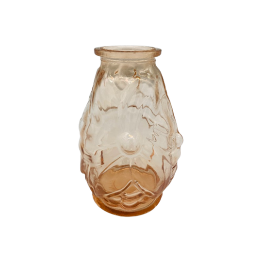 Vintage Vaasje Persglas Peach 1