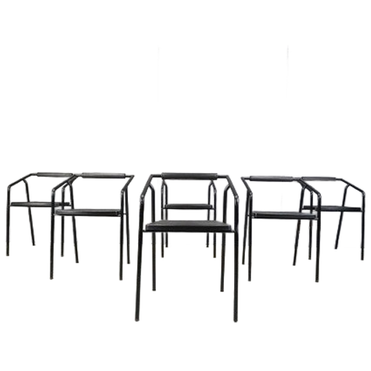 Postmodern Italian Dining Chairs By Lexis, 1990s 1