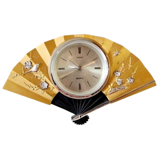 Vintage Mantelklok Toyo Japans Tafelklokje Klok Clock 1