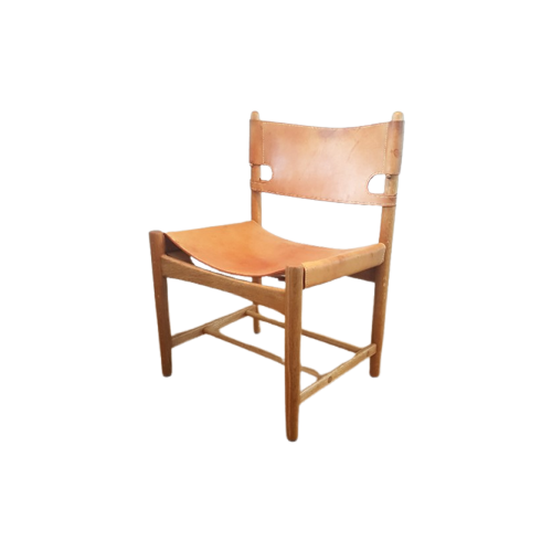 Vintage Spanish Chair Van Børge Mogensen Voor Fredericia 3237